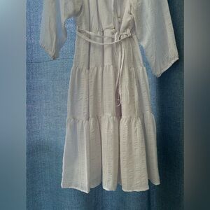 Calvin Klein Gypsy style white dress